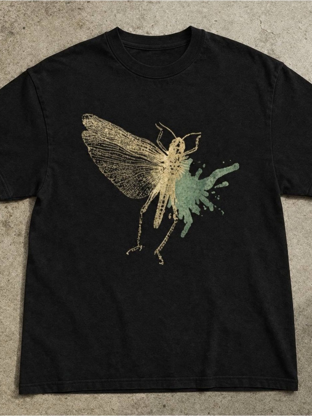 Black The Locust Band T Shirt